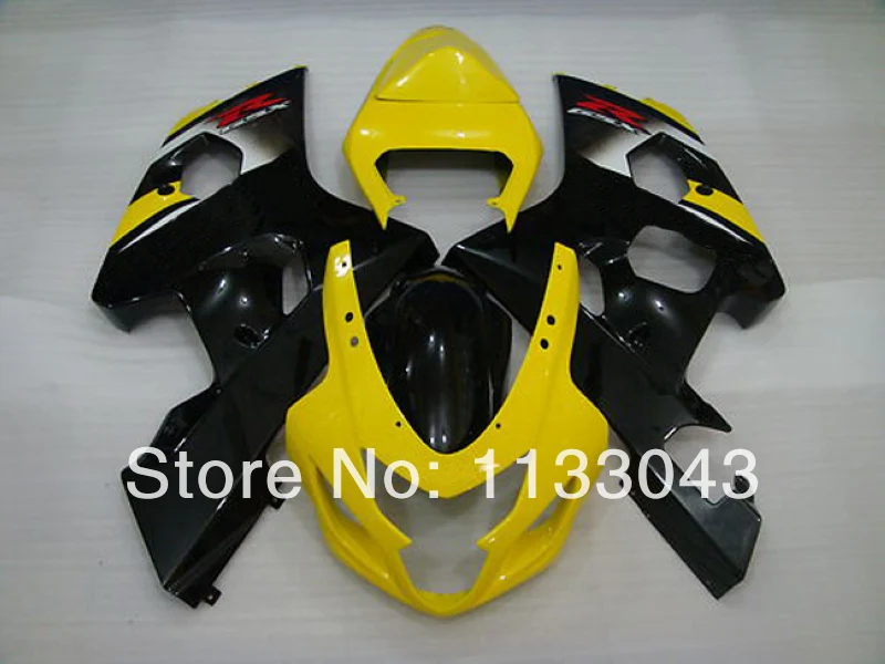 

100%NEW fairing kit for SUZUKI GSXR600 750 04 05 GSXR600 750 2004 2005 Yellow/Black GSXR600 GSXR750 04 05 GSXR600 750 K4 04 05