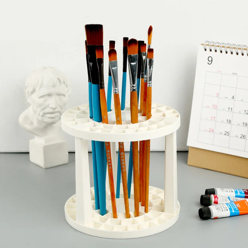 

49 Holes Detachable Round Pen Holder DIY Painting By Numbers Tools Picture By Number Oil Painting Pen Storage Holder Accessories