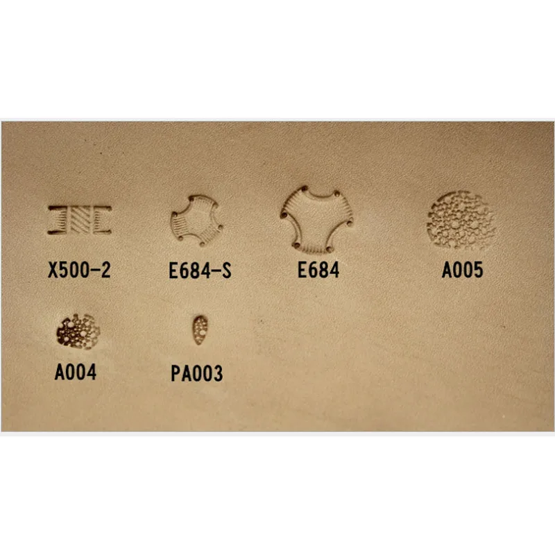 

1 Pcs Leather Printing Tool Alloy Saddle Makin Carving Handmade Leatherwear Craft Working Leather Printed Punch Stamps Best Pric