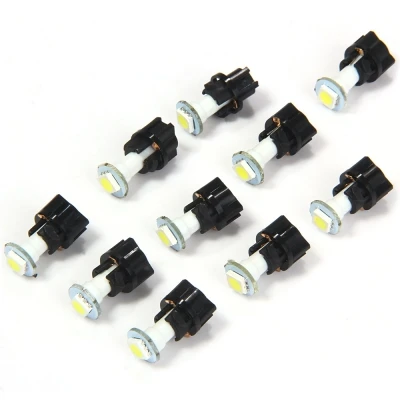 10 шт T5 PC74 SMD 5050 СИД автомобиля Твист гнездо инструмент Панель тире свет лампы