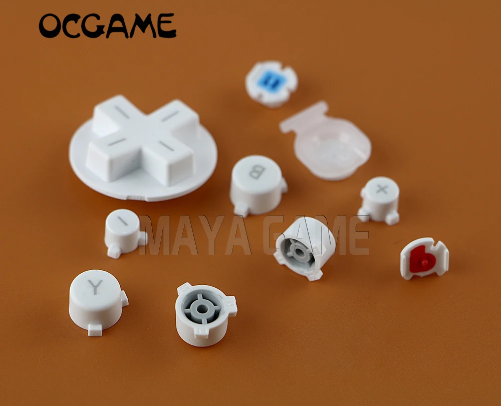 OCGAME White Plastic For Wii U WIIU Controller full buttons Power ON