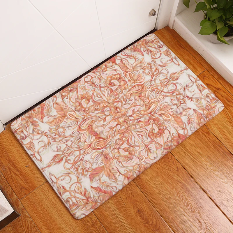 2017 New Geometry Print Carpets Non slip Kitchen Rugs for Home Living