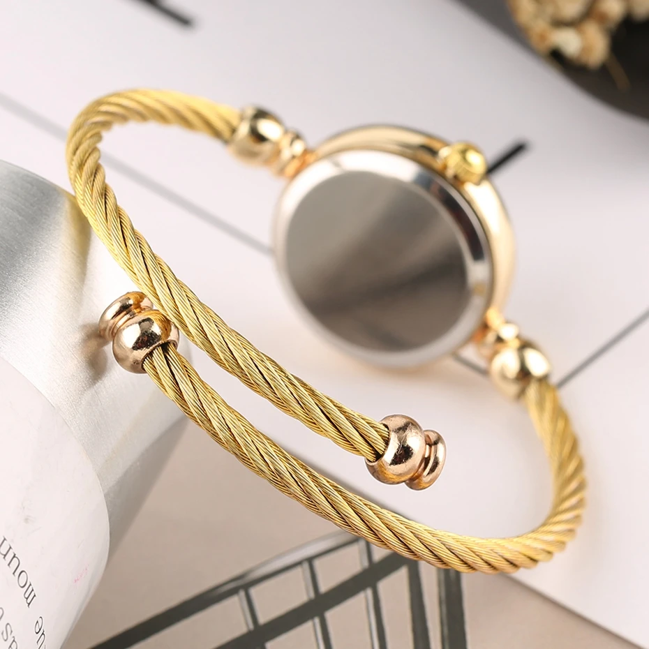 Top Gifts Summer Fashion Women Dress Watch Luxury Gold Slim Bangles Bracelets Clock Female Quartz Wristwatches Relogio Feminino 2018 (10)