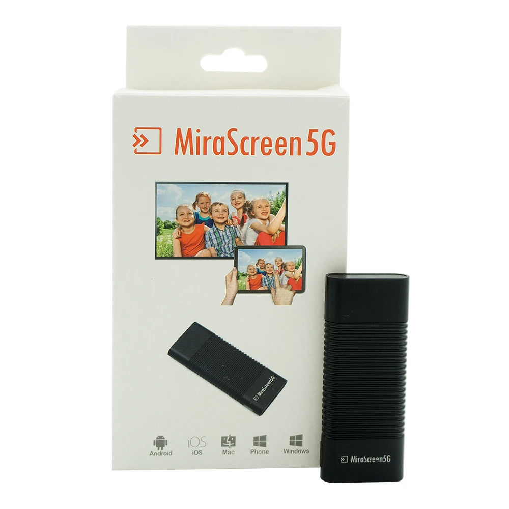 Brand Owner MiraScreen 5G/2.4G HDMI Dongle OTA TV Stick Support Android mac IOS DLNA Airplay Miracast Display Wireless Converter