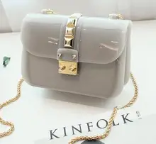 Neue frauen umhängetasche furly geleebonbons handtasche telefon sandstrand mini tasche Sommer Transparenten beutel bolsa süßigkeitstasche