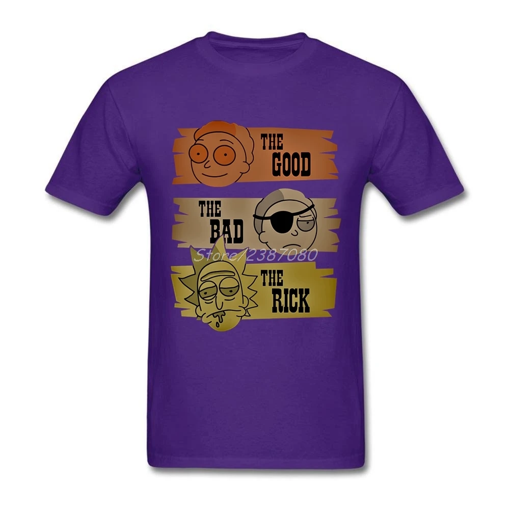The Good Bad Morty Rick футболка с коротким рукавом мужская одежда Pop Crazy Cotton XXXL футболки для