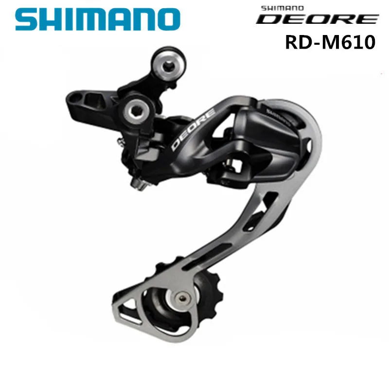 

Shimano DEORE RD M610 SGS Long Cage 10S speed Shadow System MTB Mountain Bike Rear Derailleur