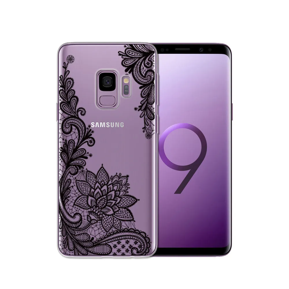 Чехол из ТПУ с рисунком для samsung Galaxy S9 S9 Plus, силиконовый чехол для телефона samsung S7 Edge, S8, S8 Plus, S10, прозрачный чехол