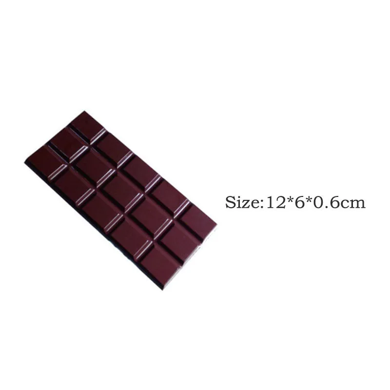 12*6*0,6 см поликарбонатная форма для шоколада, сделай сам для выпечки кондитерских изделий, кондитерские инструменты, сладкие конфеты, форма для шоколада