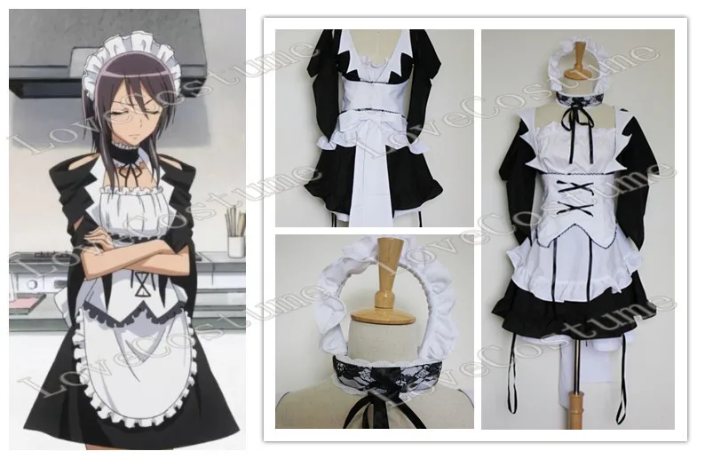 Maid Sama Misaki Ayuzawa Cosplay Costume Housemaid Dress Kaichou wa Maid-sama