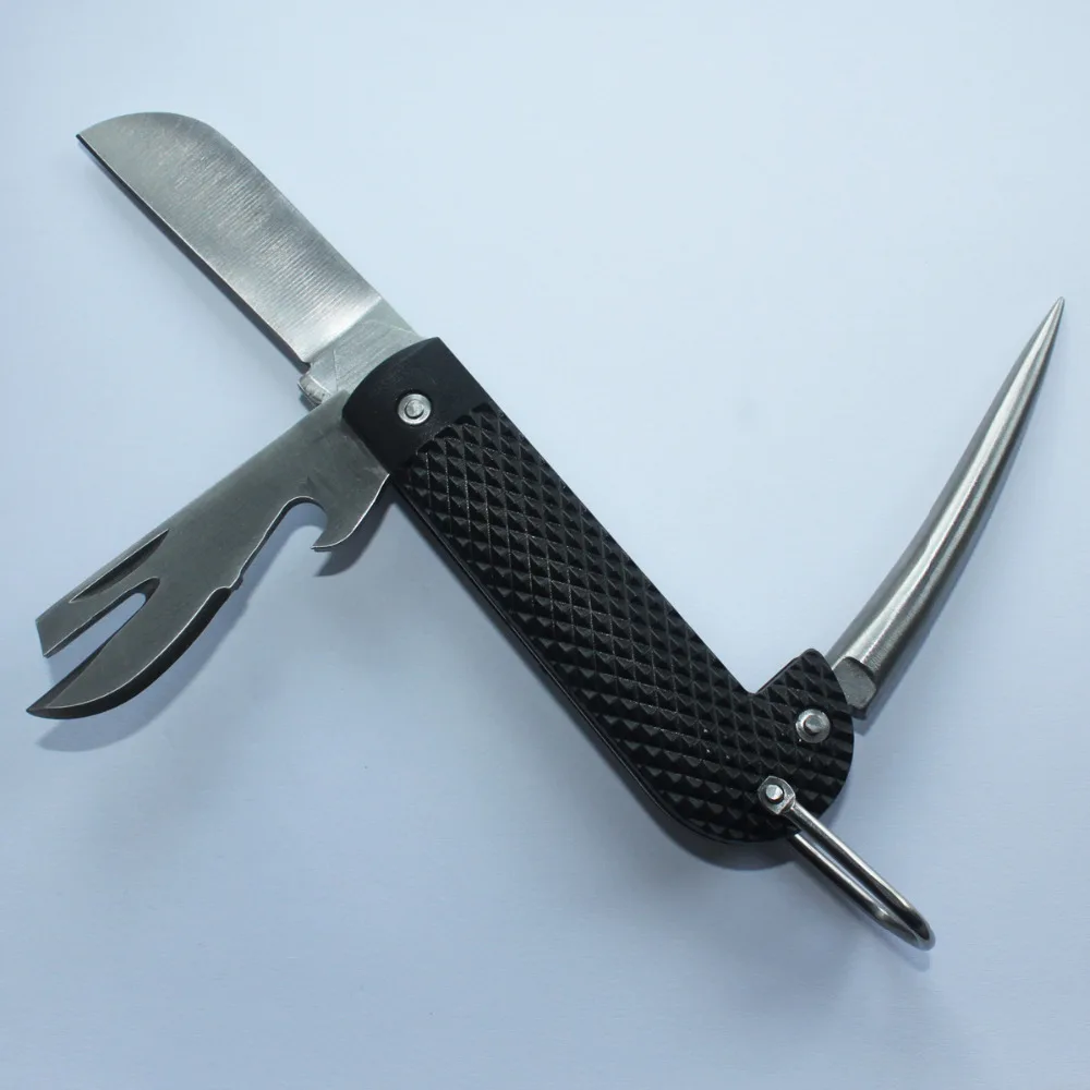 ماك ووكر البحرية بحار سكين multitool سكين جيب أداة أداة edc بقاء العتاد مع فتحت زجاجة للتخييم التنزه