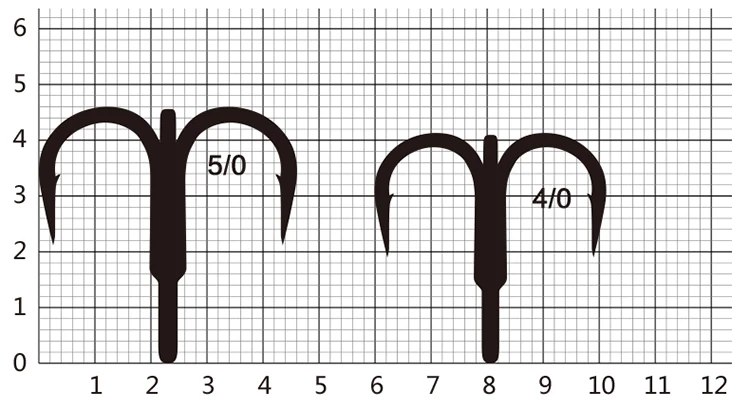 Mustad рыболовный крючок из высокоуглеродистой стали, крючок с колючей рукояткой, 7X, крепкий, 3 якоря, тройные Крючки, 3/0-7/0, океанские рыболовные аксессуары