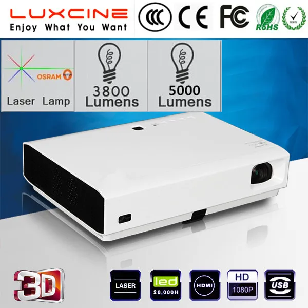 Brightest Smart WiFi 3D Projector / Super Bright LED Laser Projector