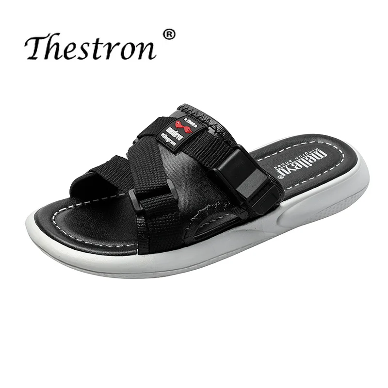 Popular Lovers Shower Slippers Anti-Slip Home Slippers for Men Comfortable Flip Flops Beach Shoes Weight Light Flats Slippers
