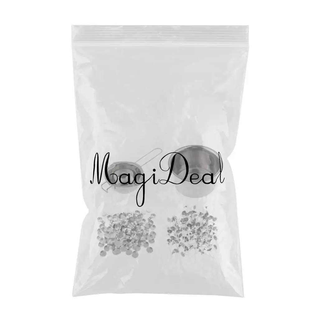 1 Set Stainless Steel Candle Wax Melting Pot Double Boiler Tool with 200pcs Tealight Cups Candle Wick Candle Making Kit