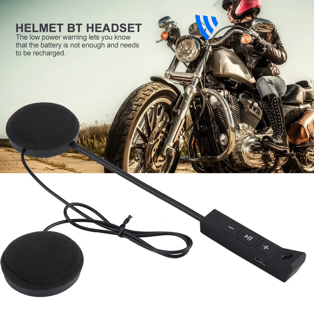 Bluetooth para motocicleta 1 Пара мотоциклетный шлем гарнитура BT колонки для наушников Поддержка громкой связи новое поступление