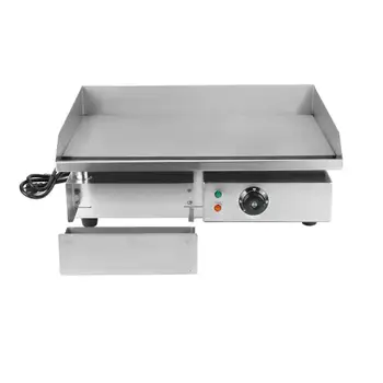 

Commercial electric oven 1500W electric food oven CNC stainless steel restaurant grill stove table steak machine US plug