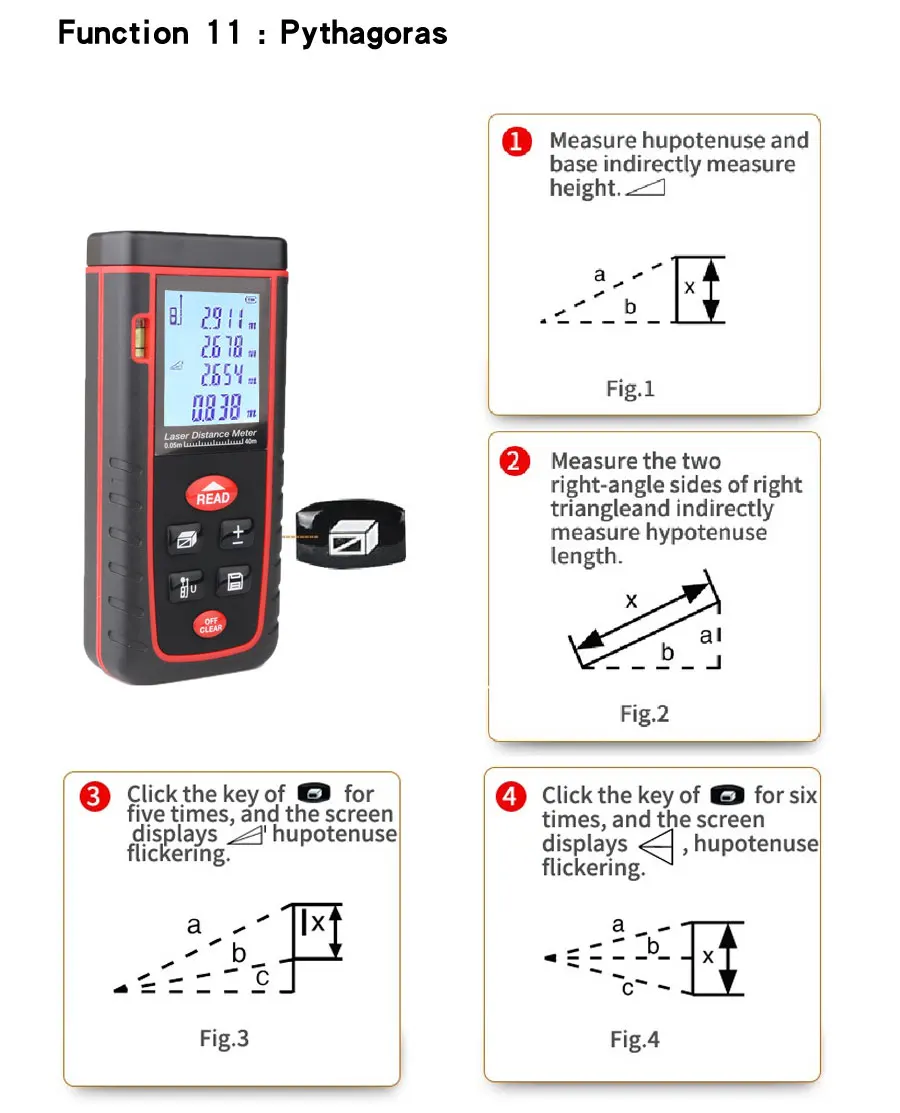 Laser distance meter RZ-S40 60 80 100 (8)