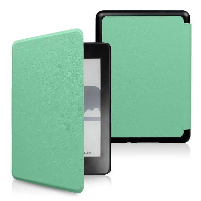 Чехол для Amazon Kindle Paperwhite 4 Smart Shell Cover с функцией автоматического сна для Kindle Paperwhite 10th Gen - Цвет: Green