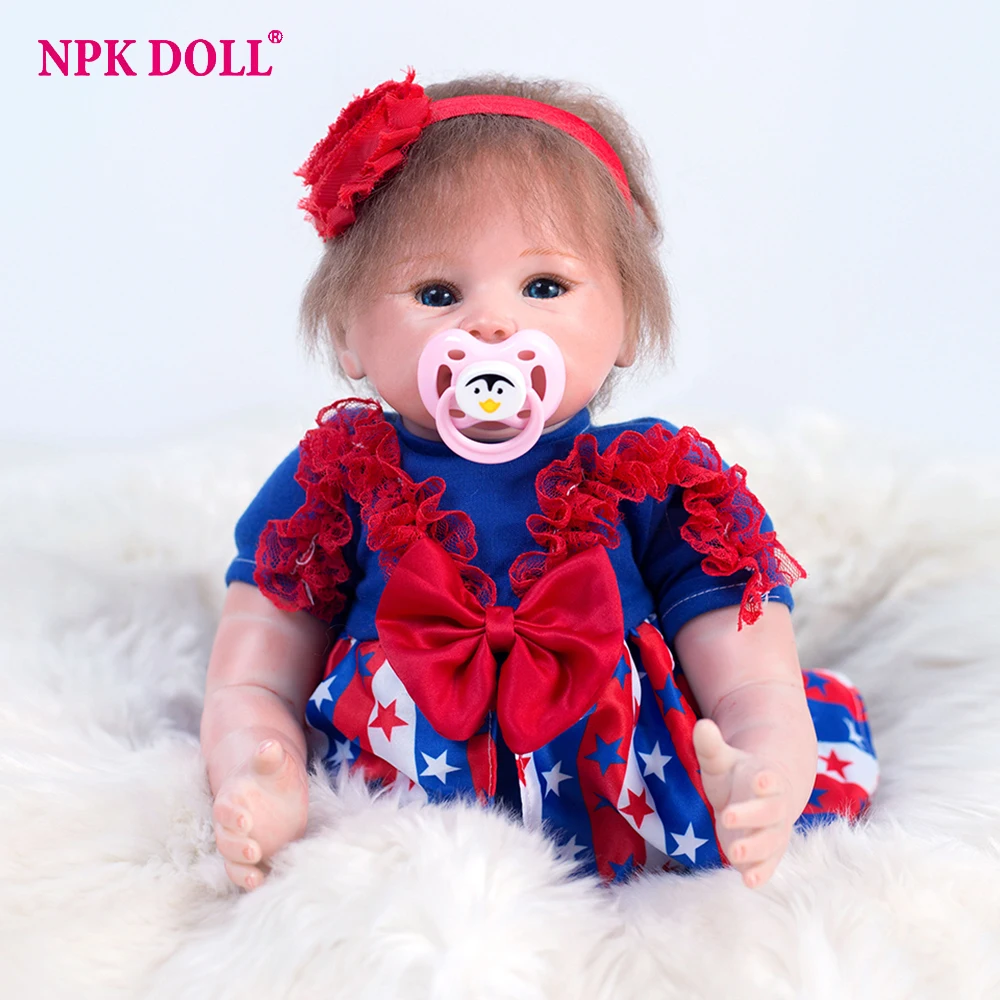 

48cm Bebe Reborn Doll Reborn Real Baby Dolls Soft Body Lifelike Princess Dolls doll lol With Clothes Toys for girls