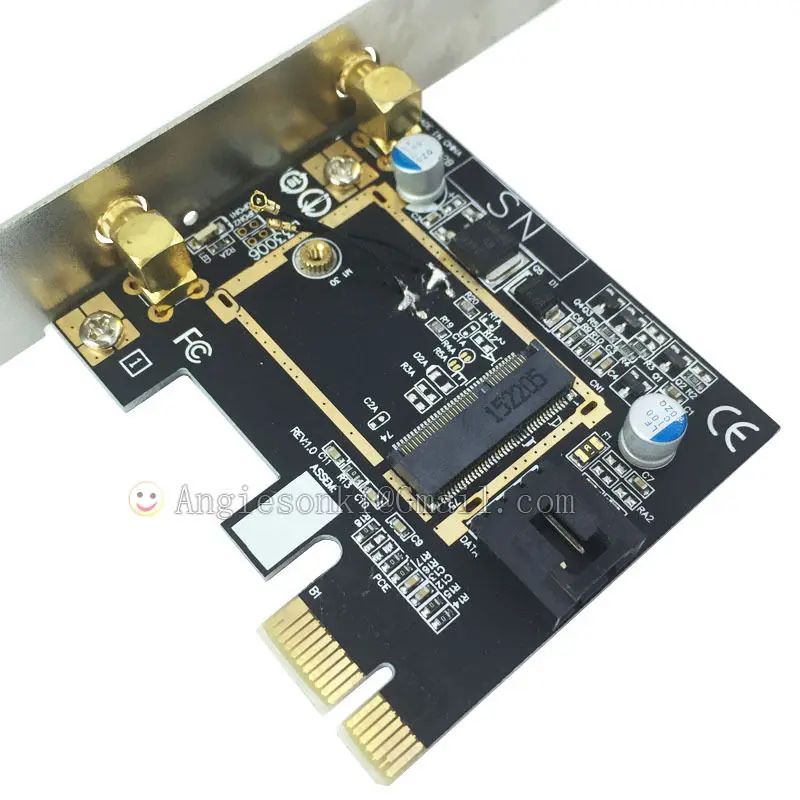 M.2/NGFF беспроводная карта для PCI-e 1X Настольный wifi WLAN карта кронштейн для Intel 8260ac 7265ac 7260NGW 3160NGW Broadcom BCM4352Z
