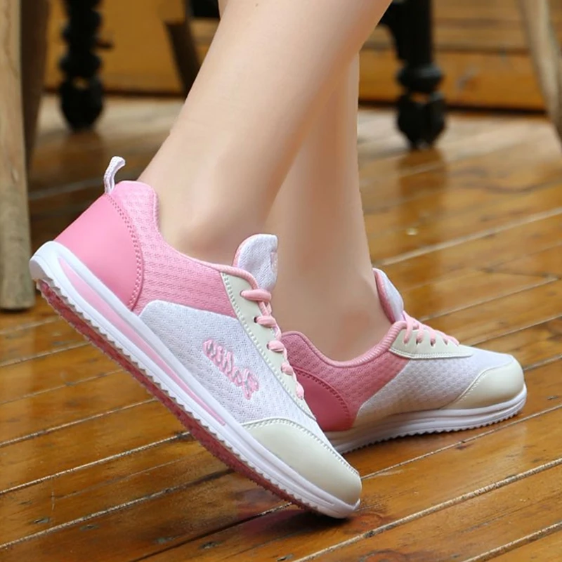 حذاء للجيم امرأة الربيع الصيف رياضية ل سلة فام تنفس النساء حذاء كاجوال المدربين Zapatillas موهير حذاء للجيم امرأة الربيع الصيف رياضية ل سلة فام تنفس النساء حذاء كاجوال المدربين Zapatillas موهير