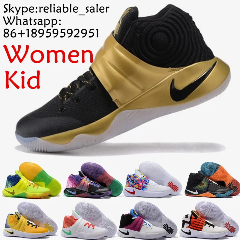 

2016 Cheap Womens KyrIelIs 2 ii Woman Black White Blue men Eur 36-40 Us 5.5 6.5 7 8 8.5 For Sale Online