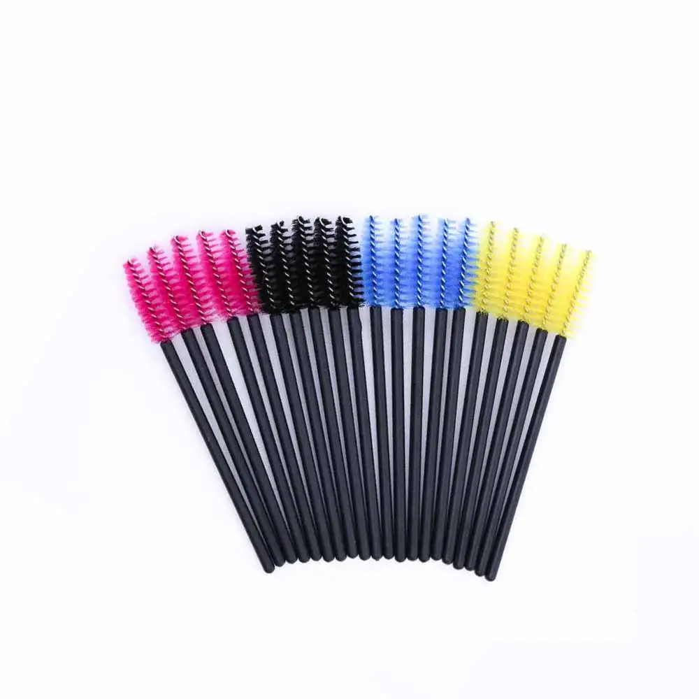 Tomtosh 50 шт./Multi-Color одноразовые наращивание ресниц кисти тушь Придерживайтесь