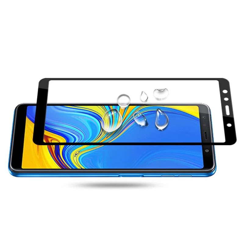For-Samsung-Galaxy-A7-2018-Tempered-Glass-3D-Full-Cover-Screen-Protector-Protective-Film-On-A750