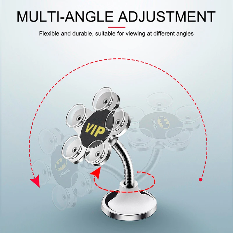 

XMXCZKJ Universal Mobile Phone Holder for Car Mini Phone Stand for Iphone 8 plus Car Mount Holder Desktop Cell phone Stand