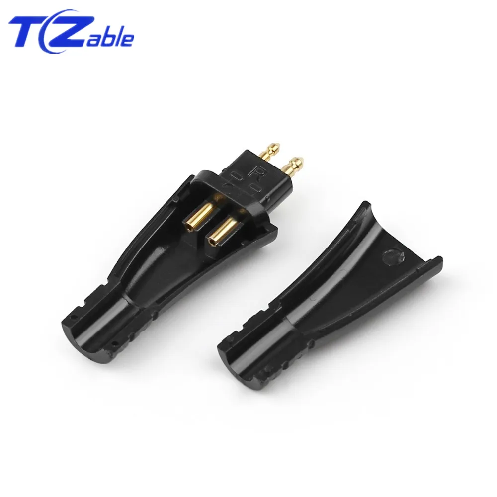 1pair Earphone Pin Jack DIY Audio Connector Adapter For FOSTEX TH900 MKII MK2 LN006026 Audio Plug Conectores Headphone Adapter