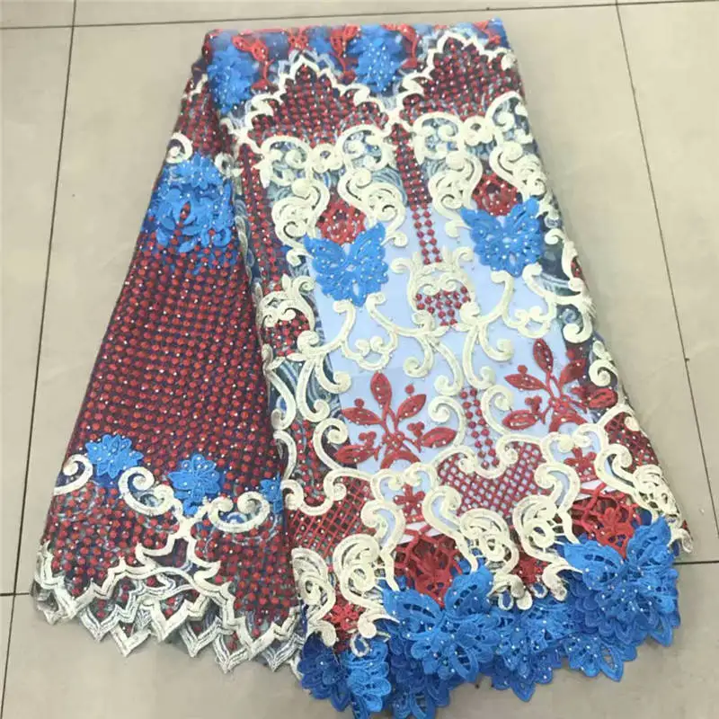 

ZQJ!Best selling african cord lace wine High quality french lace fabric 2017 African mesh lace fabric for nigerian lace ! J61503
