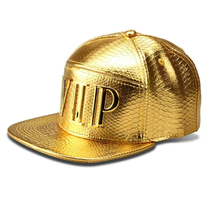 Luxury Pu Crocodile Hip Hop Hat Diamond 