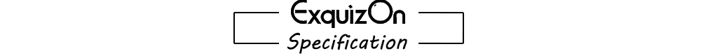 Exquizon Specification