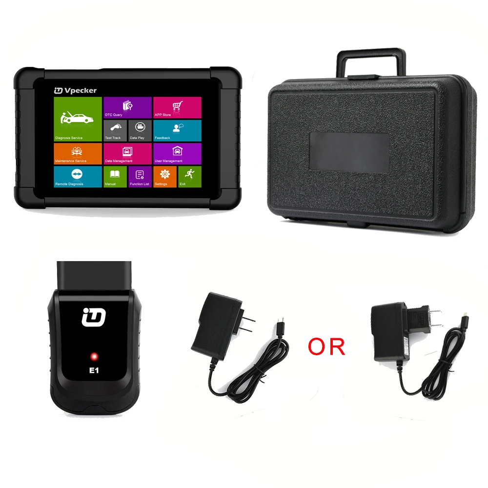 Автомобильный сканер Vpecker E1 OBD2 полный считыватель кодов системы Wi Fi с воздушной