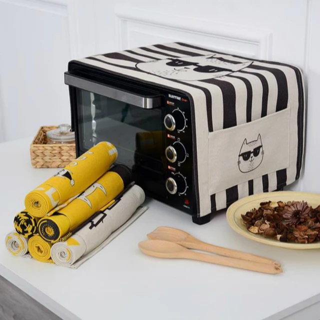 Best Offers Dual-purpose Creative Microwave Oven Dust Cover Proof Kitchen Storage Bags Pouch Kawaii Cartoon Cat Animal 35*95cm 1PC Best Offers Dual-purpose Creative Microwave Oven Dust Cover Proof Kitchen Storage Bags Pouch Kawaii Cartoon Cat Animal 35*95cm 1PC