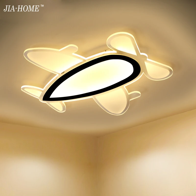 

Led Ceiling Lights remote control or switch airplane shape Acrylic Ceiling Lamp for living room bedroom De Techo Plafond Abajur