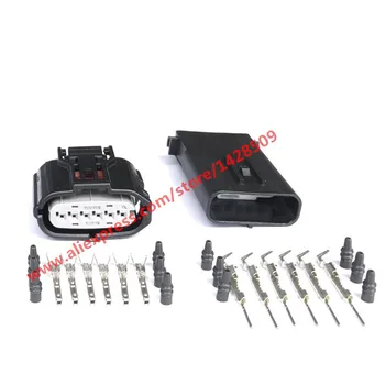 

5 Sets 12831 6189-7100 TS 025 Automotive Plug Accelerator Pedal Connector MAF 6 Pin Female Male For Toyota Subaru Mazda