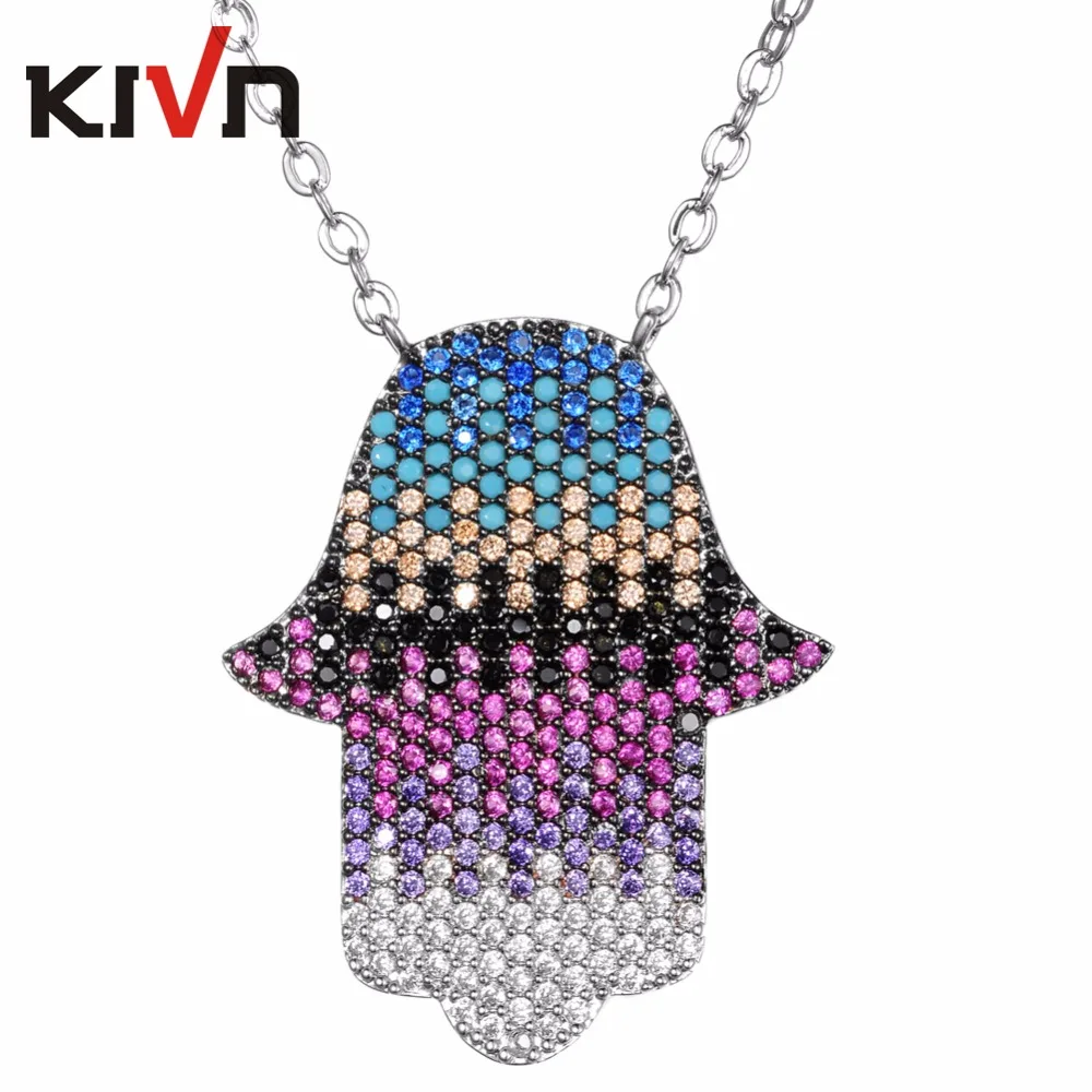 KIVN модное ювелирное изделие с фианитом из Кубического циркония радужной