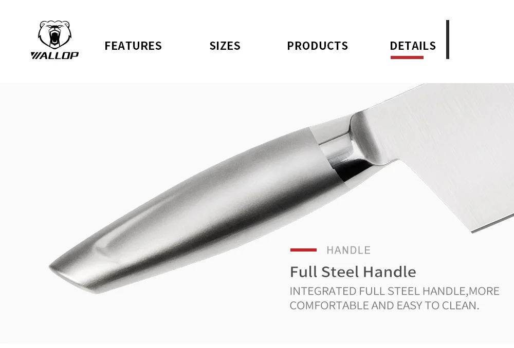chef knife kitchen knife German stainless steel_19