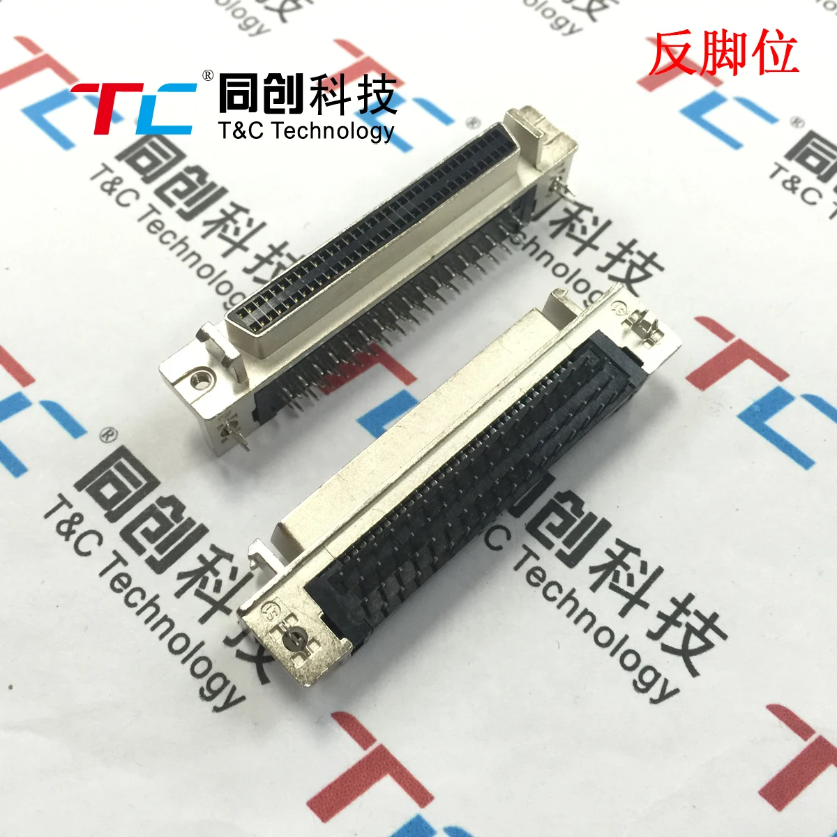 SCSI 68P MDR tongchuangtechnical import base hole type DB 90 degree bending welding plate seat back foot ==20pcs a lot | Компьютеры и