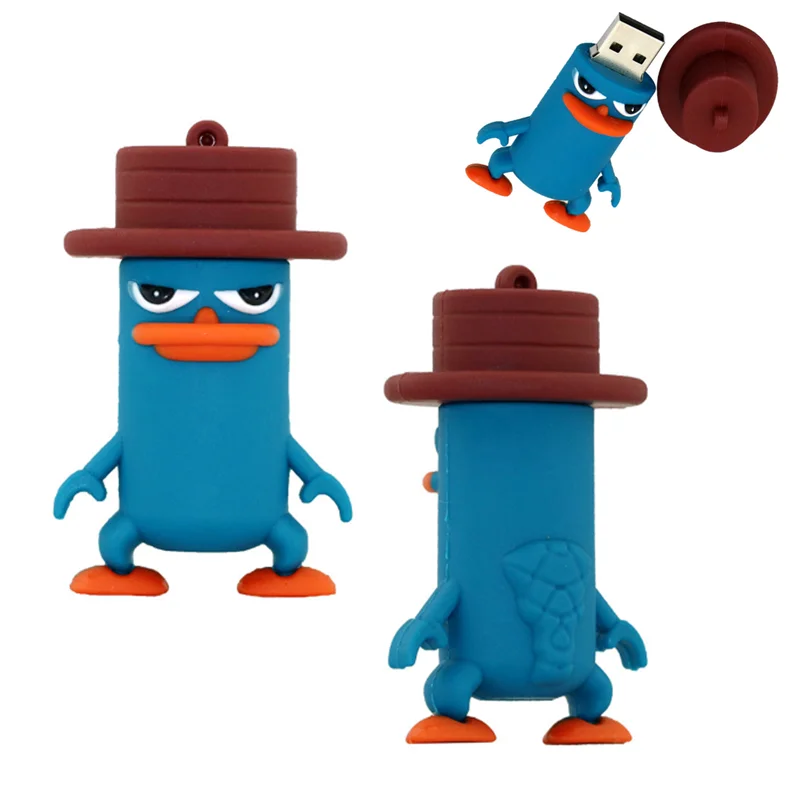 

Usb Flash Drive Pen Drive Lovely Perry The Platypus Pendrive Usb 2.0 U Disk Memory Stick 4gb 8g 16g 32gb Usb Flash Free Shipping