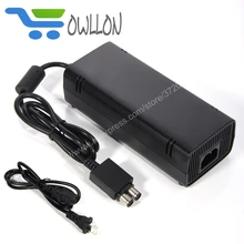 Для Microsoft Xbox 360 X-360 S тонкий 135 Вт блок питания адаптер переменного тока зарядное устройство 220 В Зарядка питание Шнур кабель Линия ЕС/США