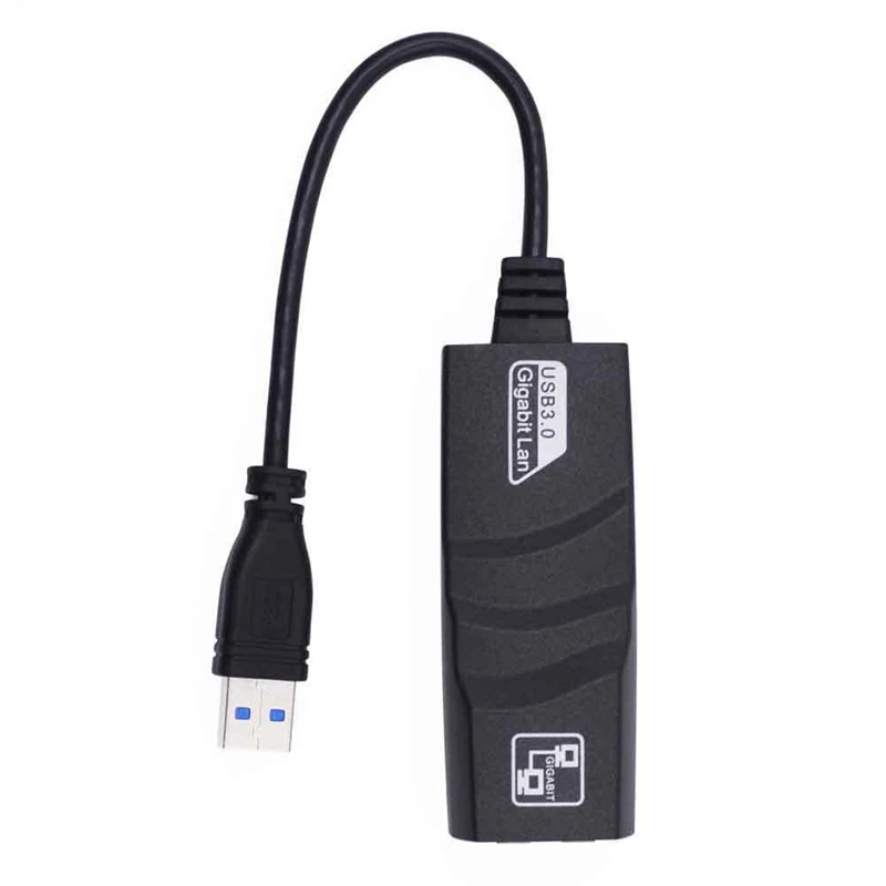 

Usb 3.0 To 10/100/1000 Mbps Gigabit Rj45 Ethernet Lan Network Adapter For Pc Mac..