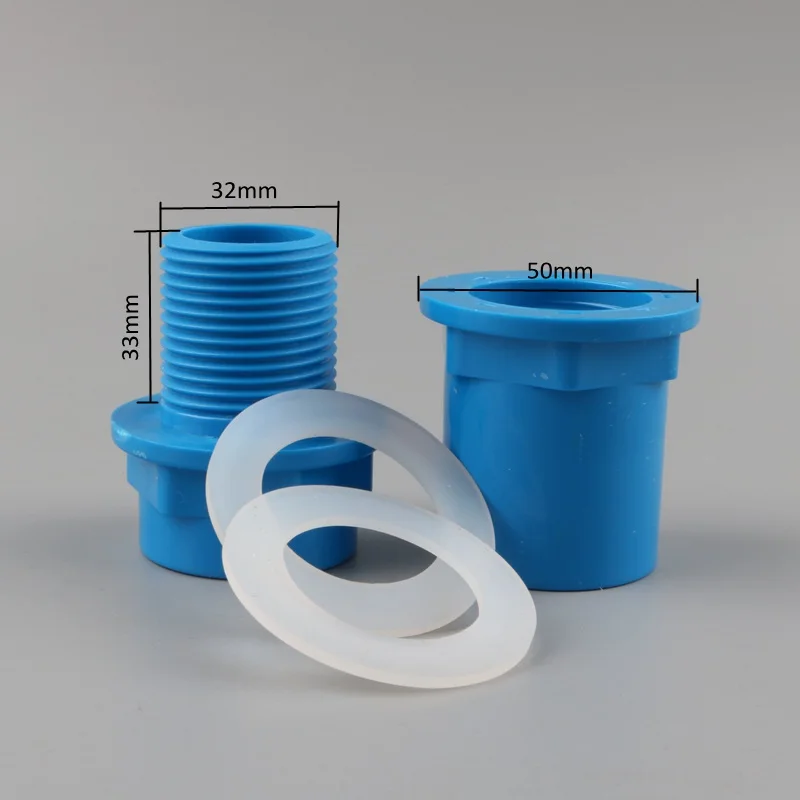 1 шт. UP-CLOUD PVC 32 мм разъем для аквариума сливная труба аксессуары аквариумная дренажная система фитинги 1 дюйм резьбовое соединение