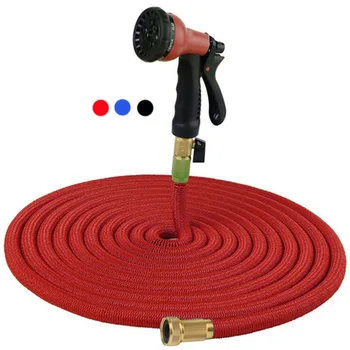 

Garden Watering Pipe Light Telescopic Magic Hose Elastic Rubber Car Wash Hose + Water Spray Gun Set Garden Irrigation Supplies