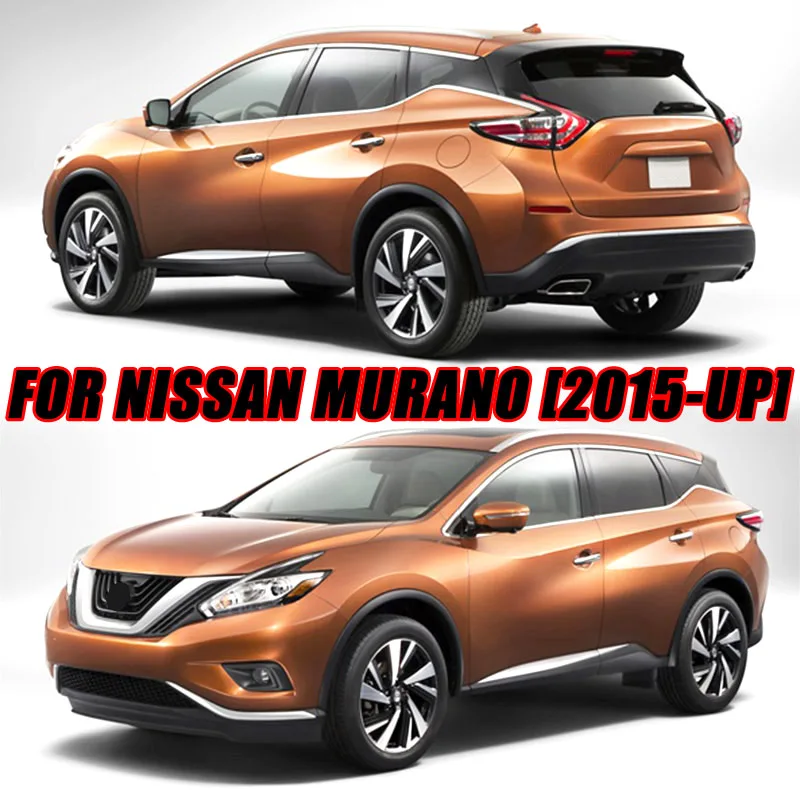 Для Nissan Murano хромированная Задняя Крышка багажника, накладка на край багажника, накладка на заднюю дверь