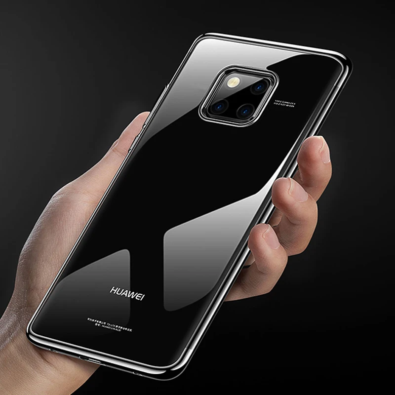 Чехол для huawei mate 20 Pro роскошный чехол с лазерным покрытием мягкая прозрачная