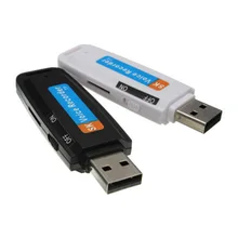 U-диск цифровой аудио рекордер TF флэш-карта USB диктофон ручка Мини Диктофон профессиональный до 32 Гб