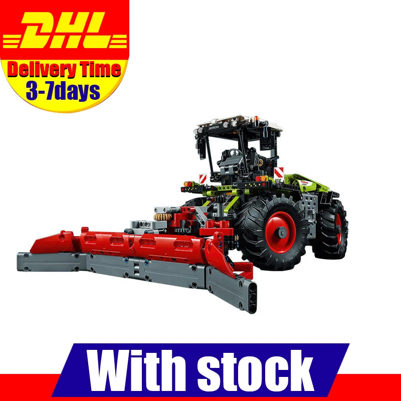 

2018 New LEPIN 20009 1977Pcs Technic Claas Xerion 5000 Trac Vc Model Building Kits Blocks Compatible Toys Gift With 42054